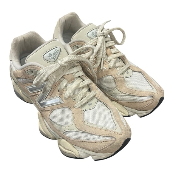 New Balance 9060 Women's Beige and Cream Sneakers - Picture 1 of 8
